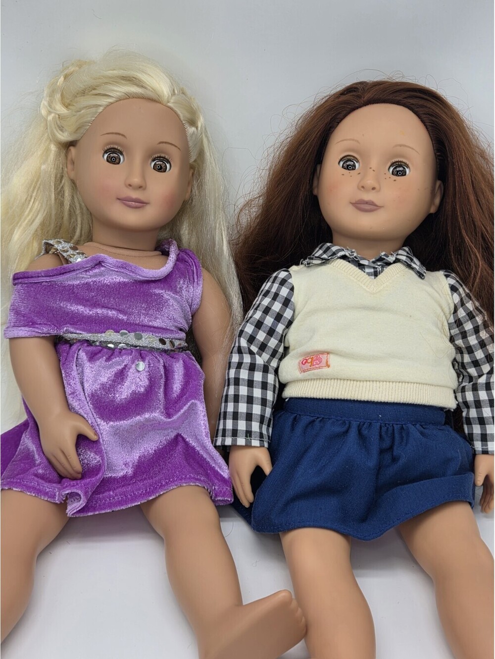 Our Generation Poseable Dolls 18 Inch. 2 Dolls